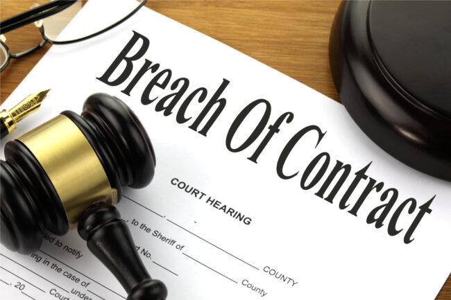 Breach of Contract Image